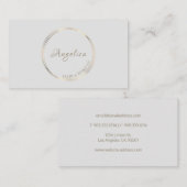 Gold Circles Logo Visitekaartje (Voorkant / Achterkant)