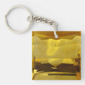 Gold Citrine Sleutelhanger (Voorkant)