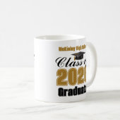 Gold Class of 2026 Graduation Keepsake Koffiemok (Voorkant rechts)
