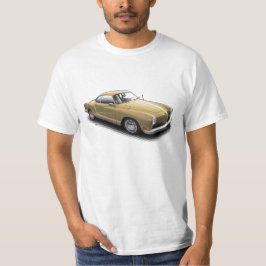 Gold Classic German Ghia on White T-Shirt