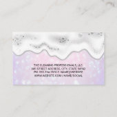 Gold Cleaning Logo's | zeepschuim | boke Visitekaartje (Achterkant)