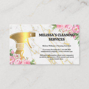 Gold Cleaning Spray   Bloemen Visitekaartje