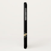 Gold Clef Heart en Muzieknoten iPhone X Hoesje (Achterkant/links)