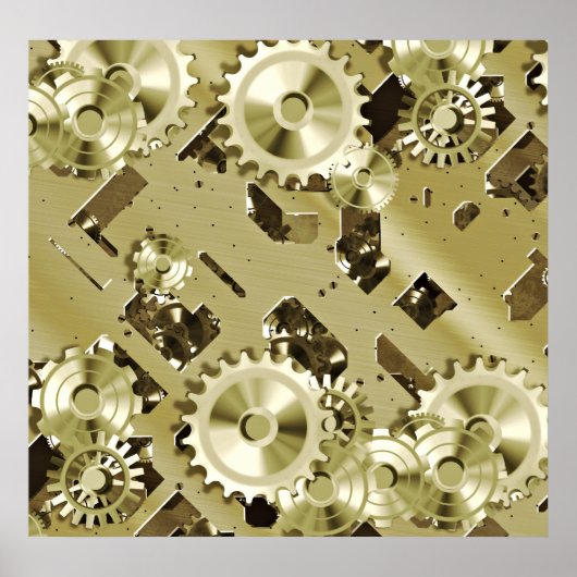 Gold Clockwork-besturingselementen 2 Poster (Voorkant)