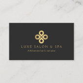 Gold Clover Logo voor salons en make-up artiesten Visitekaartje (Voorkant)