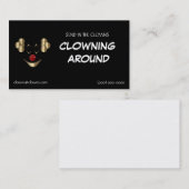 Gold Clown Logos Sjablonen Visitekaartje (Voorkant / Achterkant)