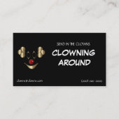 Gold Clown Logos Sjablonen Visitekaartje (Voorkant)