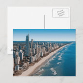 Gold Coast Australia Aerial Uitzicht Briefkaart (Voorkant / Achterkant)