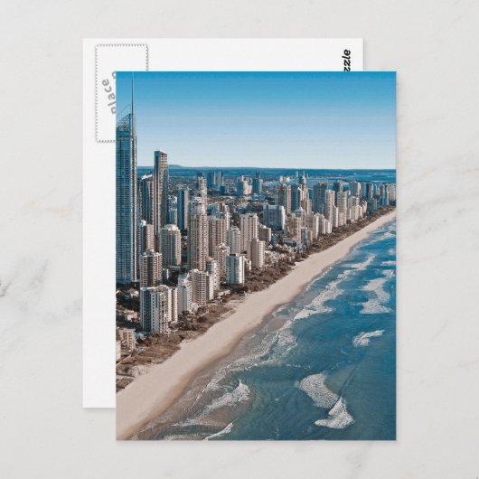 Gold Coast Australia Aerial Uitzicht Briefkaart (Voorkant / Achterkant)
