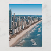Gold Coast Australia Aerial Uitzicht Briefkaart (Voorkant)
