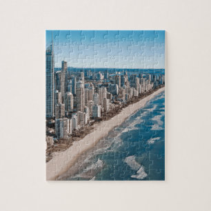 Gold Coast Australia Aerial Uitzicht Legpuzzel