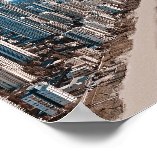 Gold Coast Australia Aerial Uitzicht Poster (Hoek)