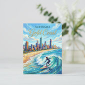 Gold Coast Australia Briefkaart (Staand voorkant)