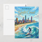 Gold Coast Australia Briefkaart (Voorkant / Achterkant)