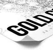 Gold Coast Australia Minimalist Map Art Poster (Hoek)