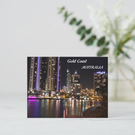 Gold Coast Australia Post Card Briefkaart (Staand voorkant)