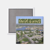 Gold Coast Australië Foto Souvenir Koelkast Magnee Magneet (Voorkant / Achterkant)