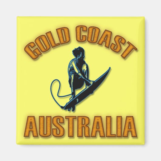 GOLD COAST AUSTRALIË MAGNEET (Voorkant)