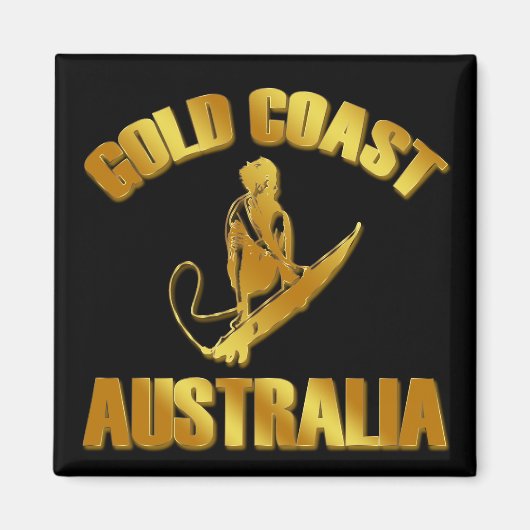 GOLD COAST AUSTRALIË MAGNEET (Voorkant)
