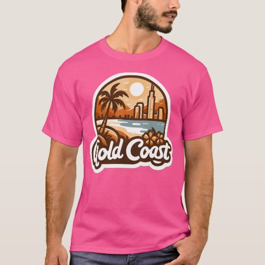 Gold Coast Australië T-shirt (Voorkant)