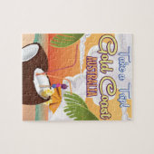 Gold Coast, Australische reisposter Legpuzzel (Horizontaal)