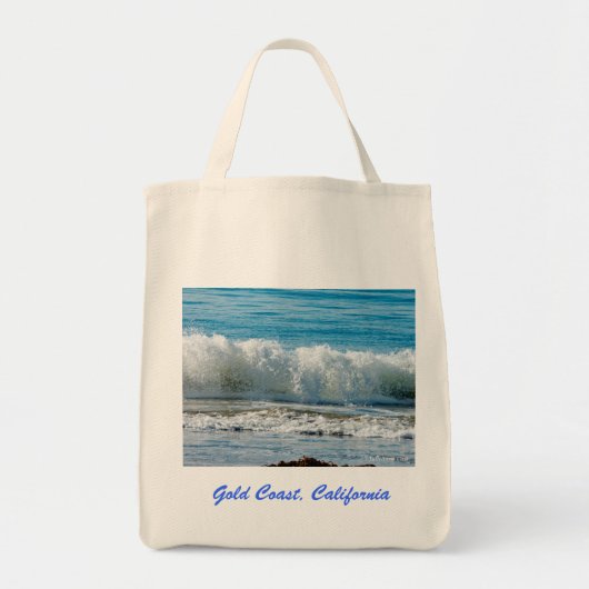 Gold Coast of California Reused Shopping Bag Tote Bag (Voorkant)