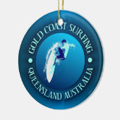 Gold Coast Surfing Keramisch Ornament (Links)