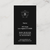 Gold Coat Of Arms Visitekaartje (Achterkant)