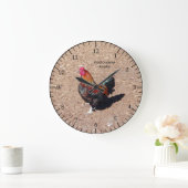 Gold Cockerel Rooster clock Grote Klok (Huis)