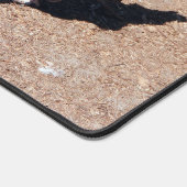 Gold Cockerel Rooster desk mat (Hoek)