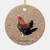 Gold Cockerel Rooster ornament (Voorkant)