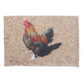 Gold Cockerel Rooster pillow case Kussensloop (Voorkant)