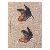 Gold Cockerel Rooster tablecloth Tafelkleed (Voorkant)