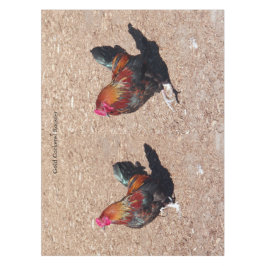Gold Cockerel Rooster tablecloth Tafelkleed