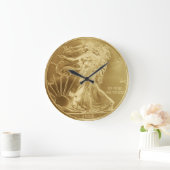Gold Coin Wall-klok Grote Klok (Huis)