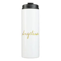 Gold Color Elegant Stijlvol Trendy Uniek Script
