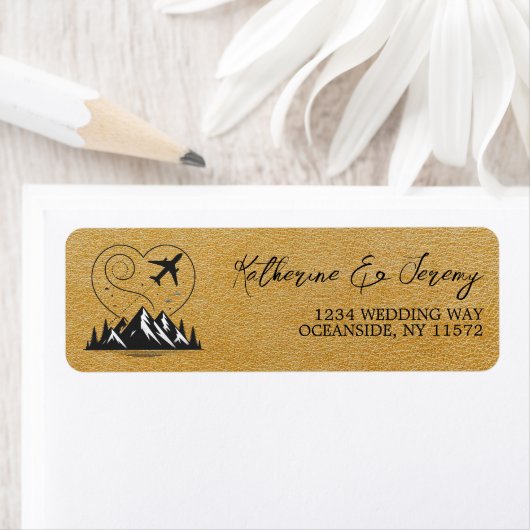 Gold Colorado Passport Etiket (Insitu)