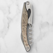 Gold Colored Monogrammen Kurkentrekker (Achterkant)