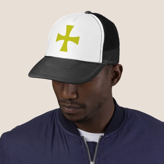 Gold Colour Byzantine Cross Trucker Pet