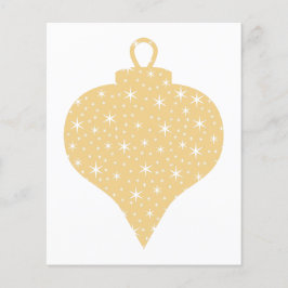 Gold Colour KerstBauble-ontwerp.