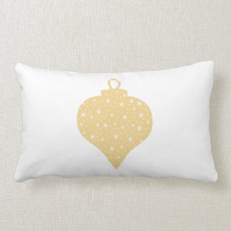 Gold Colour KerstBauble-ontwerp. Kussen