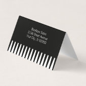 Gold Comb | Hair Stylist | QR Code Visitekaartje (Achterkant)