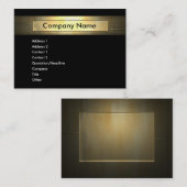 Gold Company Visitekaartje (Voorkant / Achterkant)