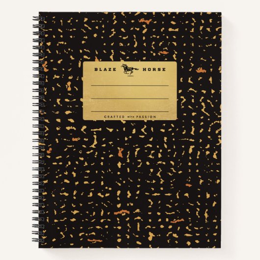 Gold Composition Notitieboek (Voorkant)