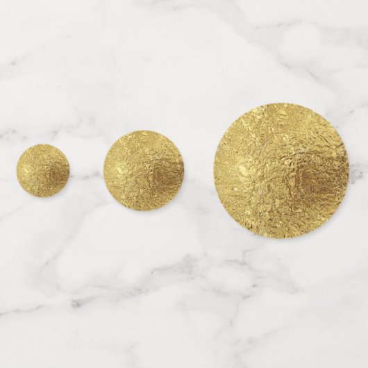 Gold confetti (Achterkanten)