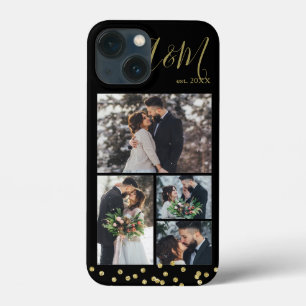 Gold Confetti 4-fotocollage Case-Mate iPhone Case