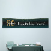 Gold Confetti 50 & Fabulous, Blauwgroen en Black O Spandoek (Beurs)