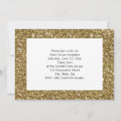 Gold Confetti Afstuderen kondiging foto-kaart Kaart (Achterkant)