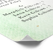 Gold Confetti - Alfabetische Zitschema Poster (Hoek)