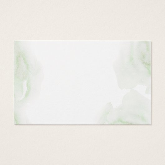 Gold Confetti Baby — Suggestiekaart Visitekaartje (Achterkant)